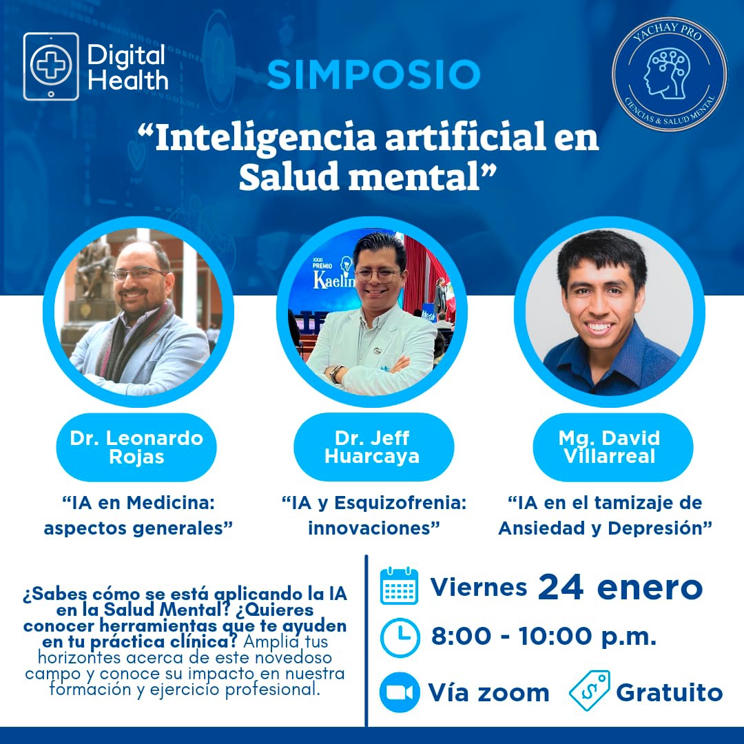 Simposio | Inteligencia artificial en Salud Mental