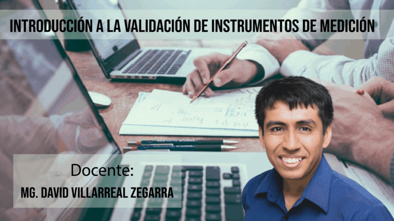 Introducción a la validación de instrumentos de medición
