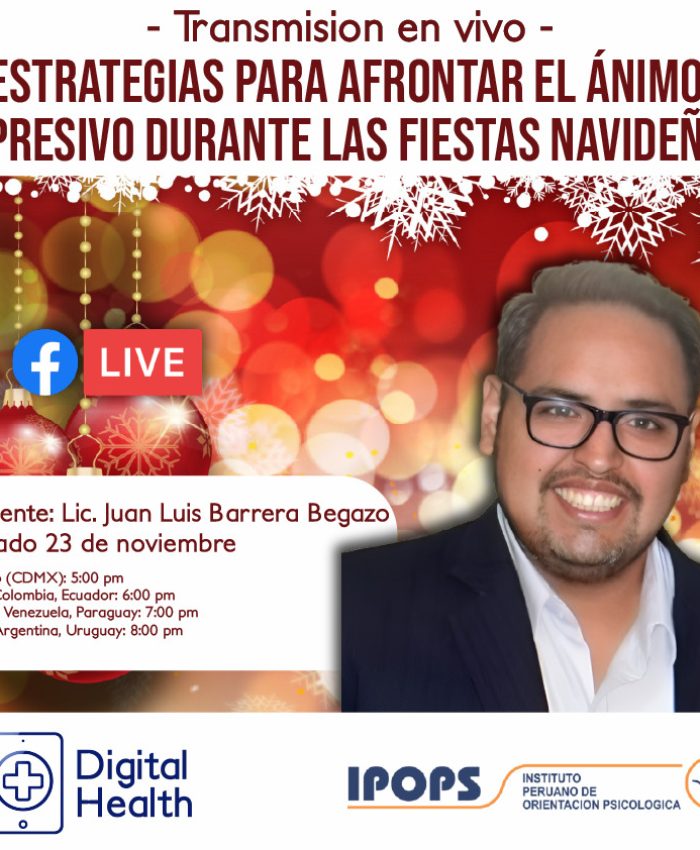 Webinar | Estrategias para afrontar el ánimo depresivo durante las fiestas navideñas