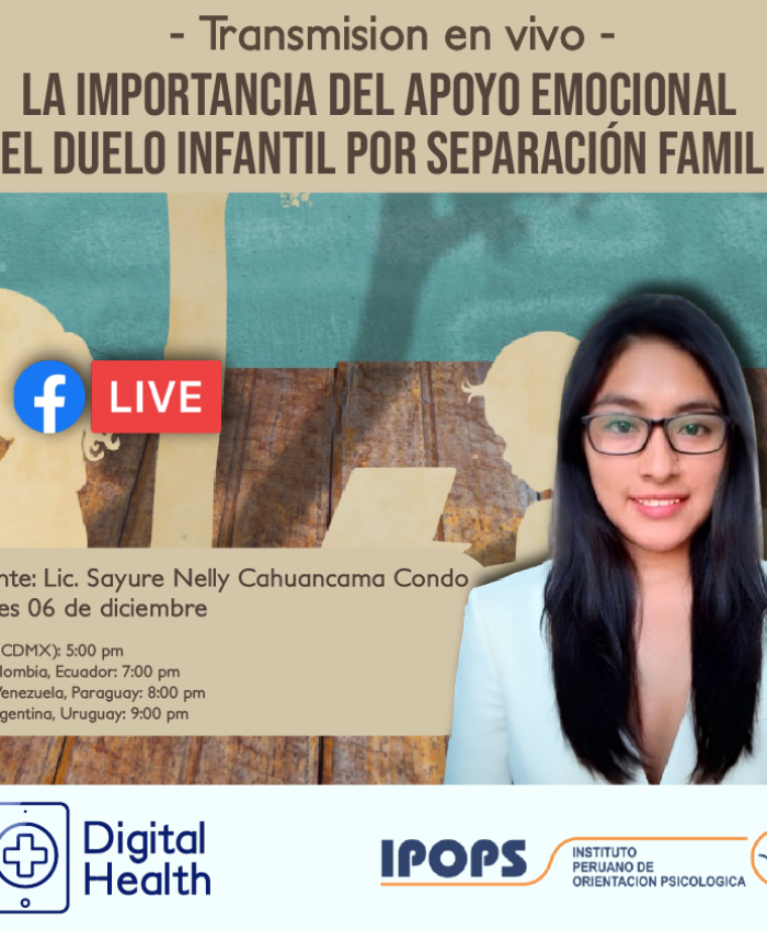 Webinar | La importancia del apoyo emocional en el duelo infantil por separación familiar