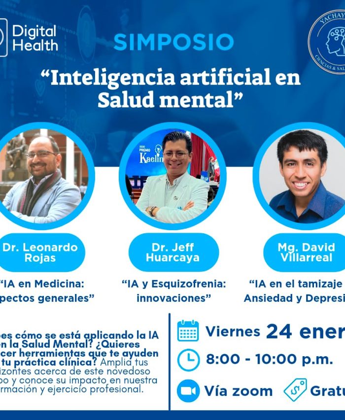 Simposio | Inteligencia artificial en Salud Mental